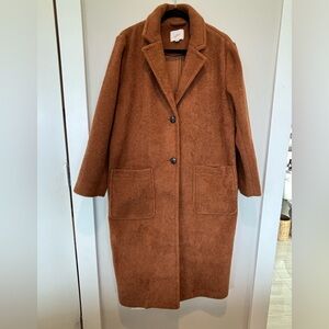 LOFT Women's Tan Teddy Jacket